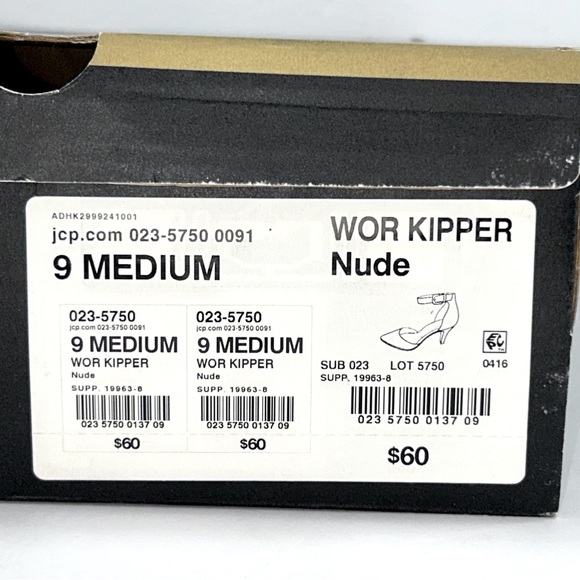 Worthington Wor Kipper Nude Heels Size 9 - Picture 13 of 13